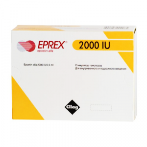 EPREX 2000 IU / 0.5 ML ( Epoetin Alfa ) 6 Pre-Filled Syringes